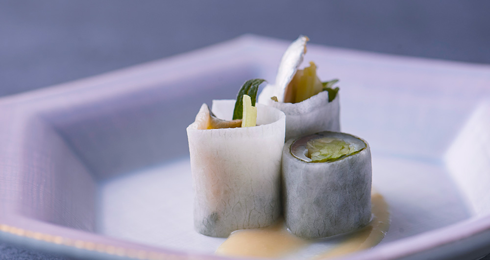 Kohada and Daikon Radish Roll